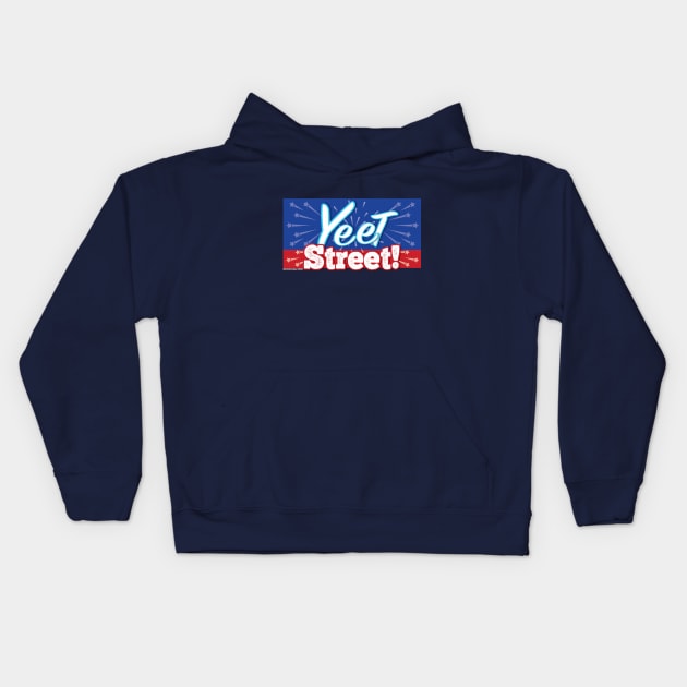 Yeet Street Kids Hoodie by MikeCottoArt